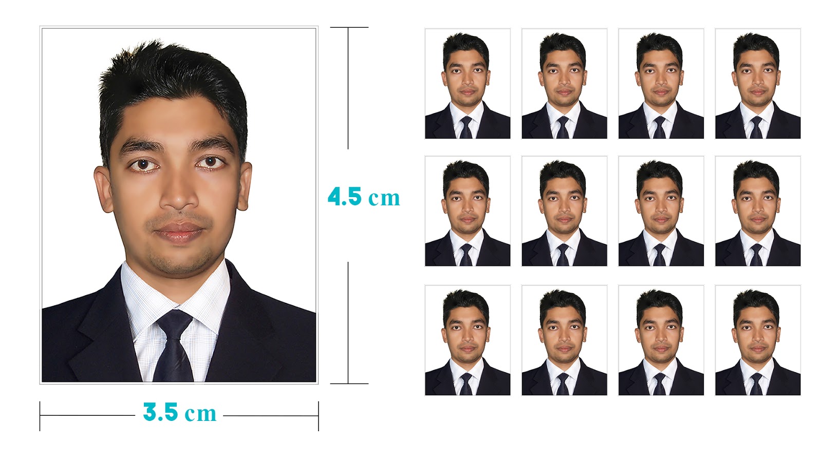 The best way Create Professional Passport size Photo in adobe Photoshop