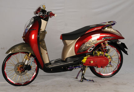  Modifikasi Honda Scoopy simple elegance Oto Trendz