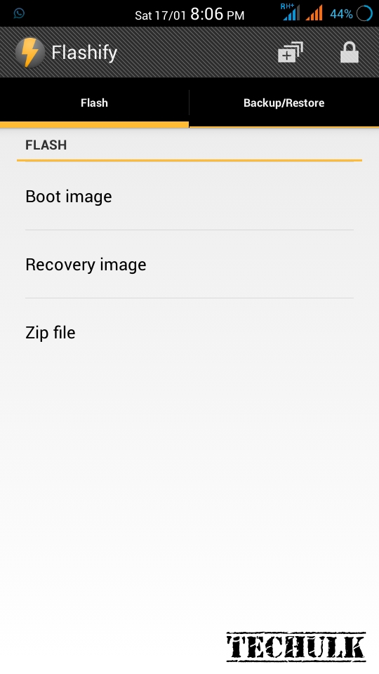 how to flash custom recovery without pc 