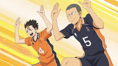 ハイキュー!! アニメ 2期16話 田中龍之介 西谷夕 | HAIKYU!! Karasuno vs Johzenji