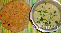 Chappati and Potato curry with coconut milk (7)