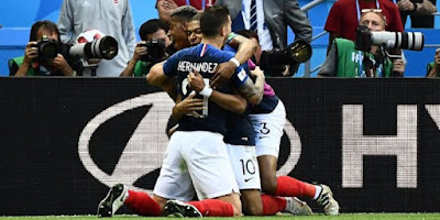 Hasil Piala Dunia Rusia 2018, Perancis Hancurkan Argentina