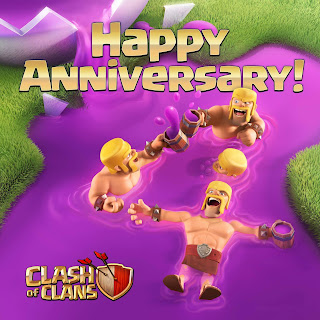 1 Gems Boost - Ulang Tahun Clash of Clans - Agustus 2016