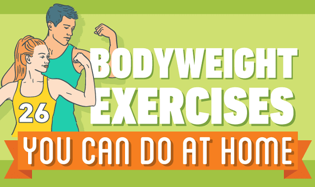 26 body weight exercises you can do at home