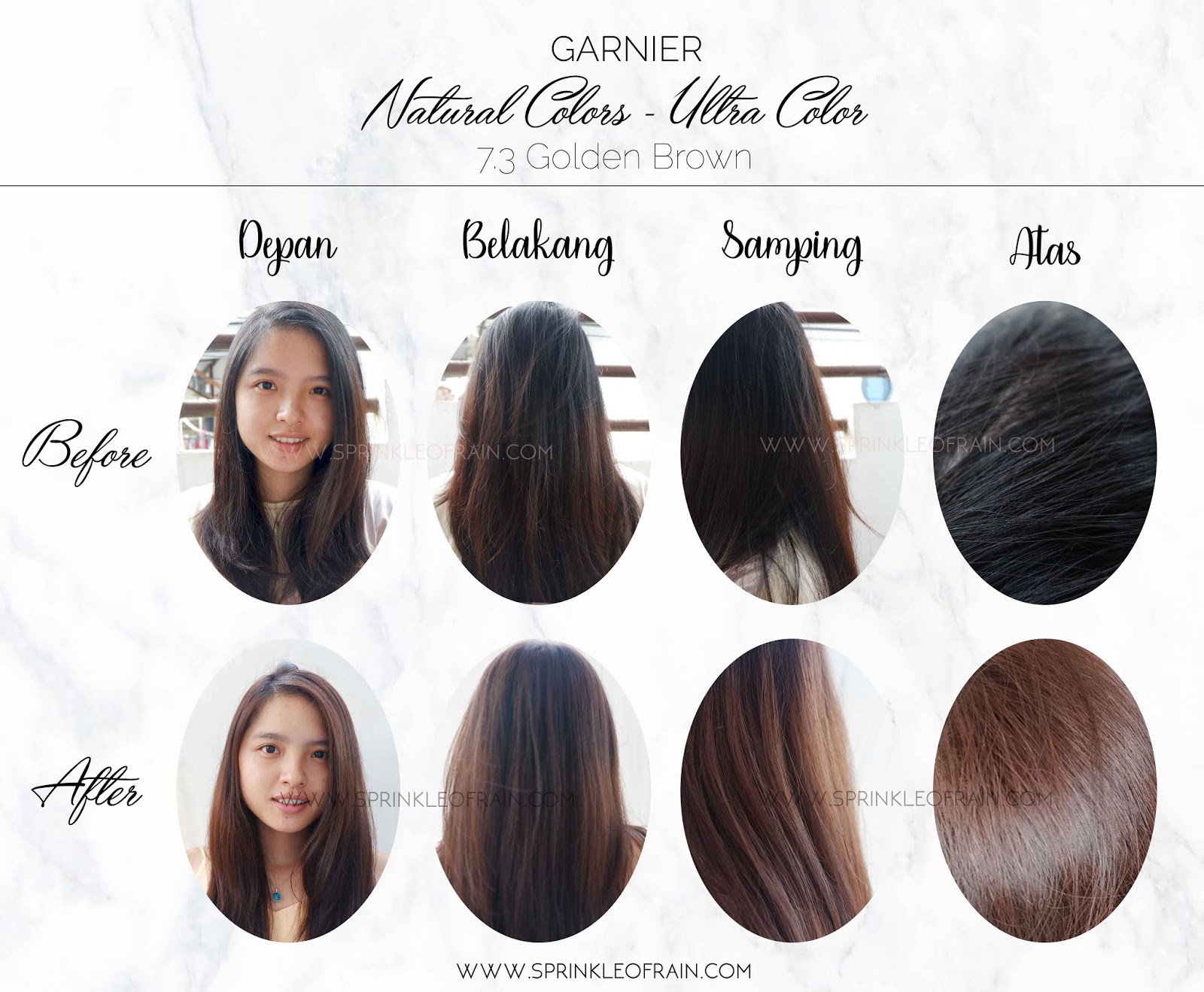 Warna Cat Rambut Golden Brown