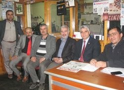 Ak Parti Adayı İbrahim Gün Bozkır Postasu Gazeteni Ziyaret etti