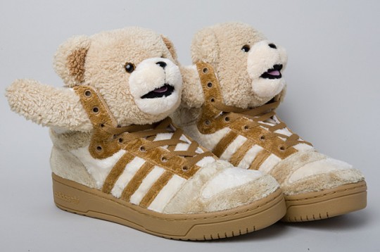 Jeremy Scott designed a pair of Adidas Originals by Originals Teddy Bear 