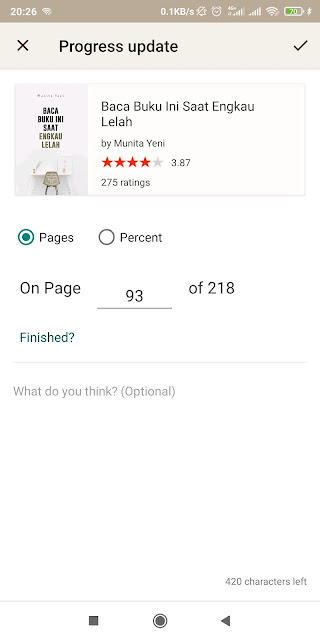 Fungsi Goodreads Yang Baru Saya Tau