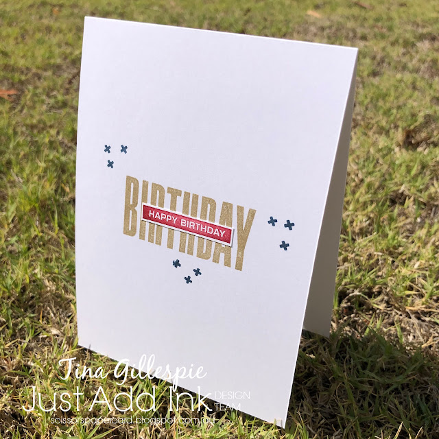 scissorspapercard, Stampin' Up!, Just Add Ink, Biggest Wish, Label Me Bold, Stitched Triangles Dies, Masculine Card