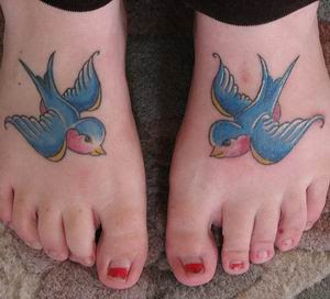 Bird Tattoos, Tattooing