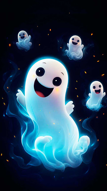 Halloween Ghosts iPhone Wallpaper is a free high resolution image for Smartphone iPhone and mobile phone.