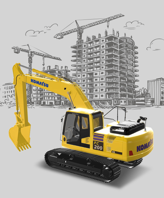 Kenali Excavator Tangguh dan Handal, Cek Dimensi Excavator PC 200 Disini!