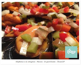 Receta Mejillones en vinagreta - ÁlvaoGP - el gastrónomo