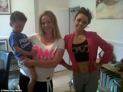 Mother Georgina Clarke and daughter Kayla Morris who spent thousands to look like Katie Price! 2