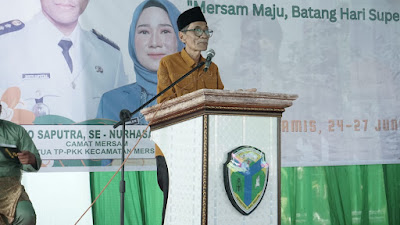 Wakil Bupati Batanghari Resmi Membuka Acara HUT ke-66 Kecamatan Mersam