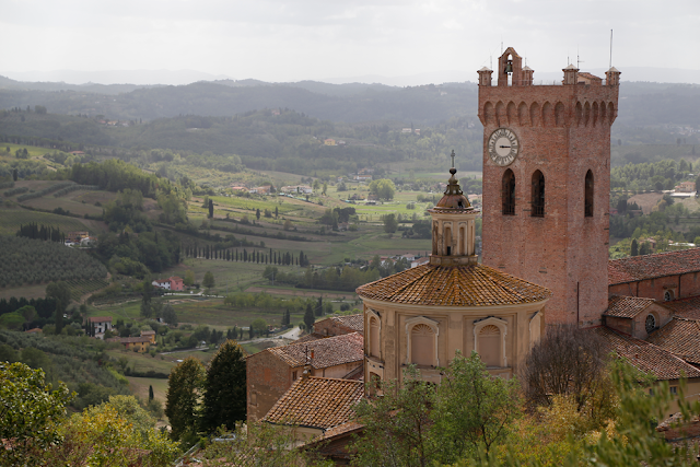 San Miniato cathedral and Tower of Matilde, Tuscany, Italy