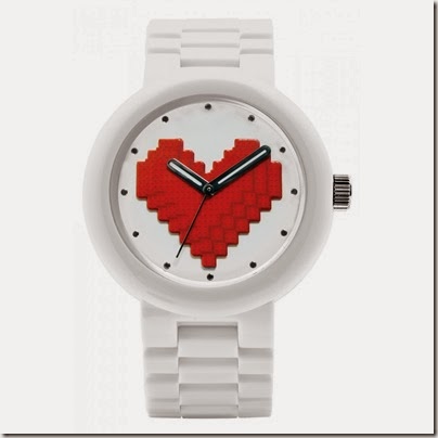 LEGO Be Mine watch - white (GBP 75)