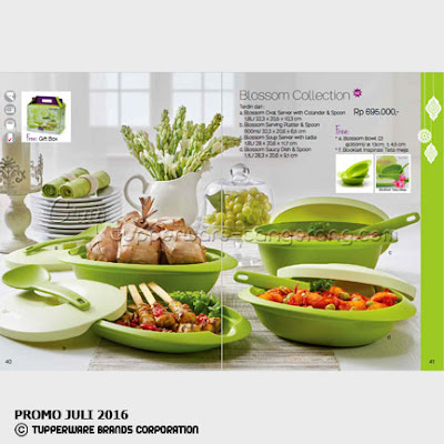 Blossom colection Promo Tupperware Juli 2016