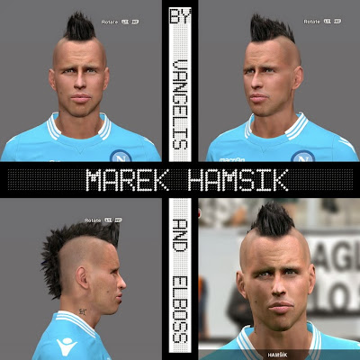 PES 2014 Marek Hamsik Face by Vangelis