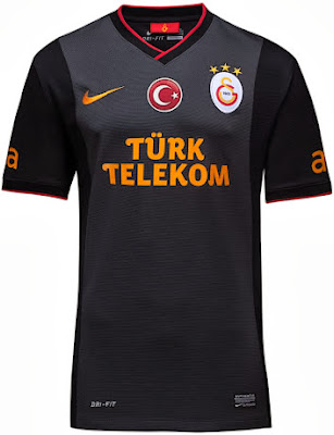 Jersey Grade Ori Galatasaray Away Official 2013-2014