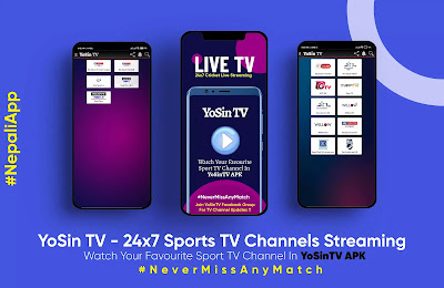 YoSinTV - 24x7 Cricket Live Streaming