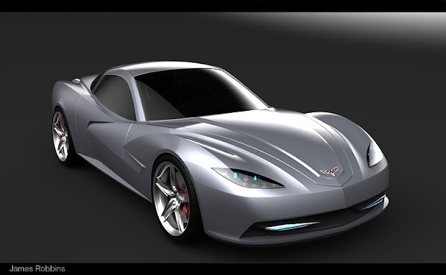 2010 james robbins chevrolet corvette c7 concept front side top view 2010 James Robbins Chevrolet Corvette C7