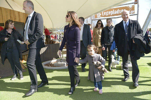 Princess Marie of Denmark and Prince Joachim of Denmark and Prince Henrik of Denmark and Princess Athena of Denmark visited Aalborg Zoo in Aalborg, Denmark.