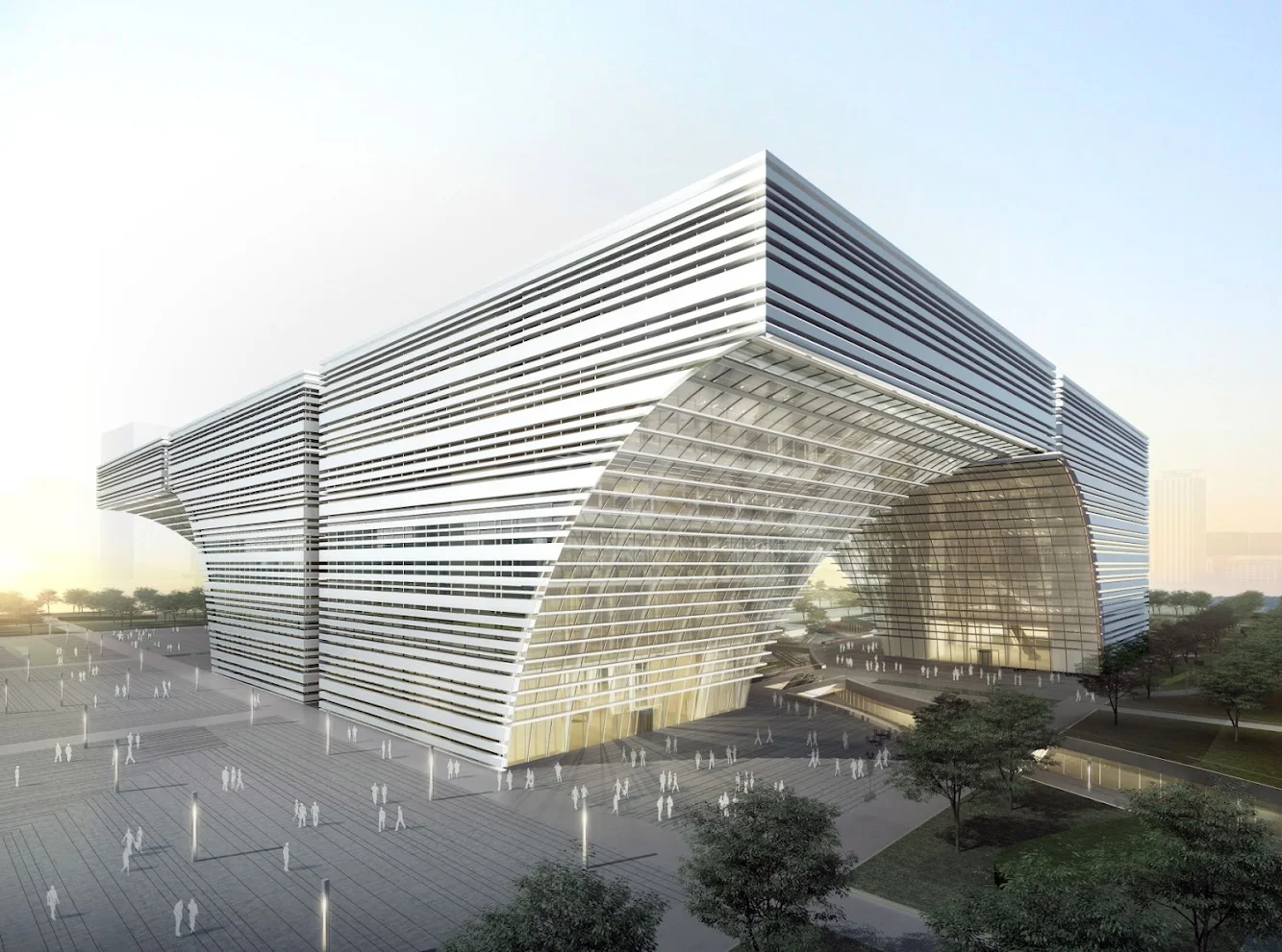 Changzhou Culture Center by gmp Architekten