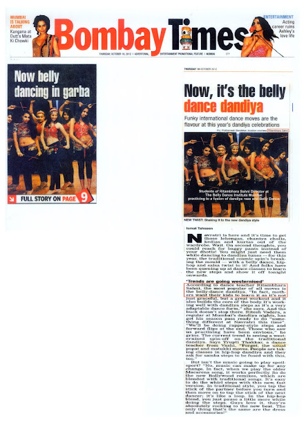 Belly Dance Institute Mumbai by Ritambhara Sahni