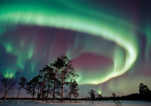 Aurora Borealis in Lapland, Finland