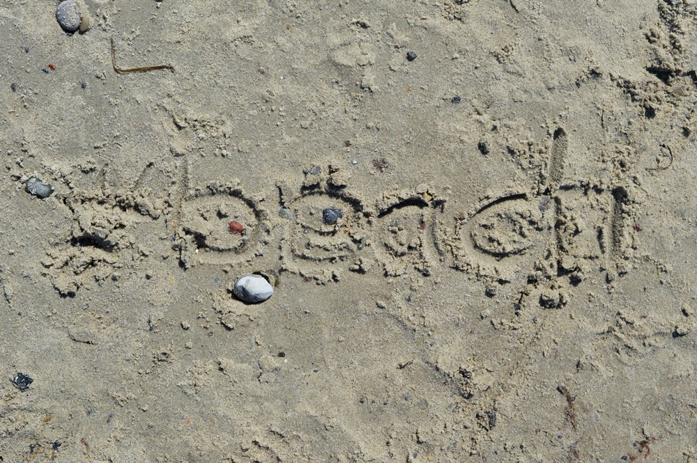 it's written in the sand so there is nothing else to say - hashtag beach #beach