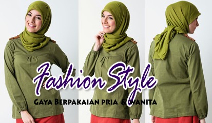 Model Blouse untuk atasan wanita muslim