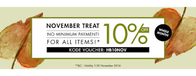 Hijabenka November Treats Diskon 10%