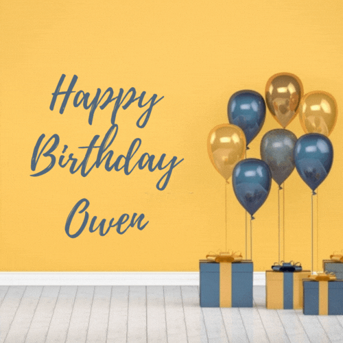 Happy Birthday Owen (Animated gif)