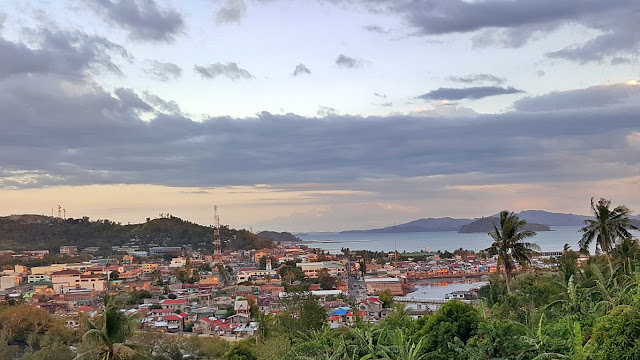 dusk highland view of Catbalogan City from Tops Grill
