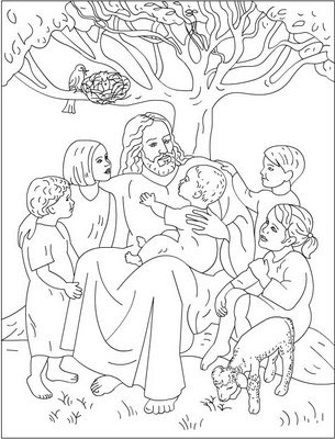 nicole's free coloring pages jesus loves me  bible