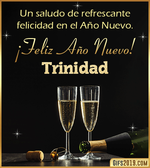 Saludos de año nuevo para trinidad Saludos de año nuevo para trinidad