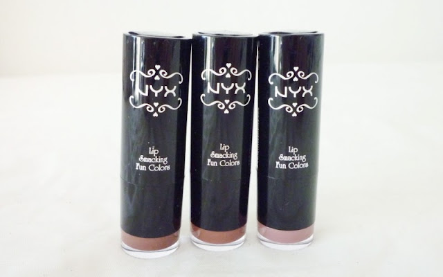 NYX Round Case Lipstick Swatches