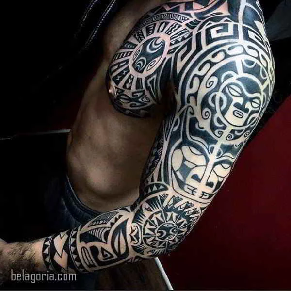 Imagen de un Tatuaje tribal para hombre