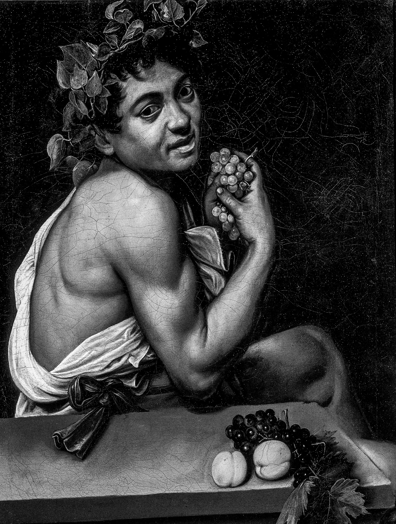 Self-Portrait as Bacchus (1593) by Caravaggio