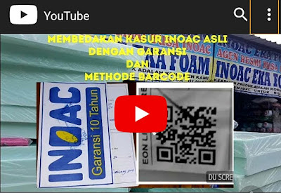 Harga kasur inoac asli, ciri kasur inoac asli dan cara membedakan kasur busa inoac asli dengan kasur inoac palsu