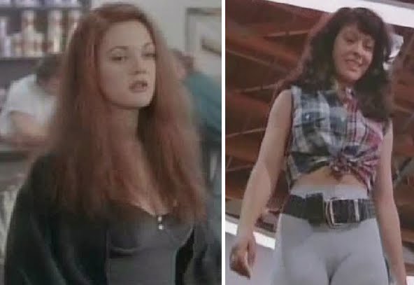Drew Barrymore in The Amy Fisher Story or Alyssa Milano in Causalities of 