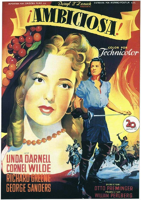 Programa de Cine - Ambiciosa - Linda Darnell - Cornel Wilde