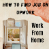 How to Work on  Upwork