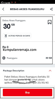 Beli Kouta ruang Guru 30Gb Gratis