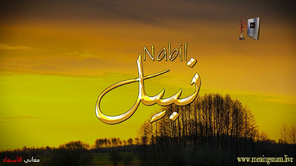 معنى اسم, نبيل, وصفات, حامل, هذا الاسم, Nabil,