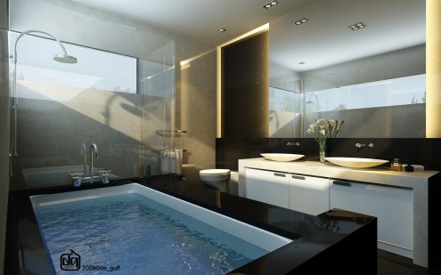 Interior Design Bathroom Ideas on Home Design  Hotel Bathroom Design Ideas With Elegant Lighting