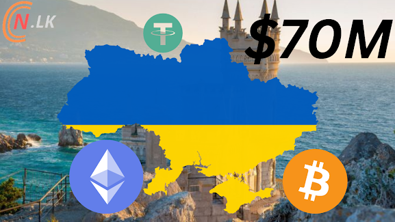 Since the start of the conflict in Russia, Ukraine has earned $70 million in crypto donations