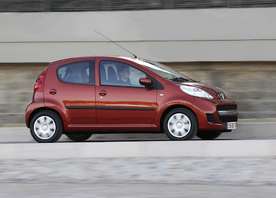 2009 Peugeot 107 side