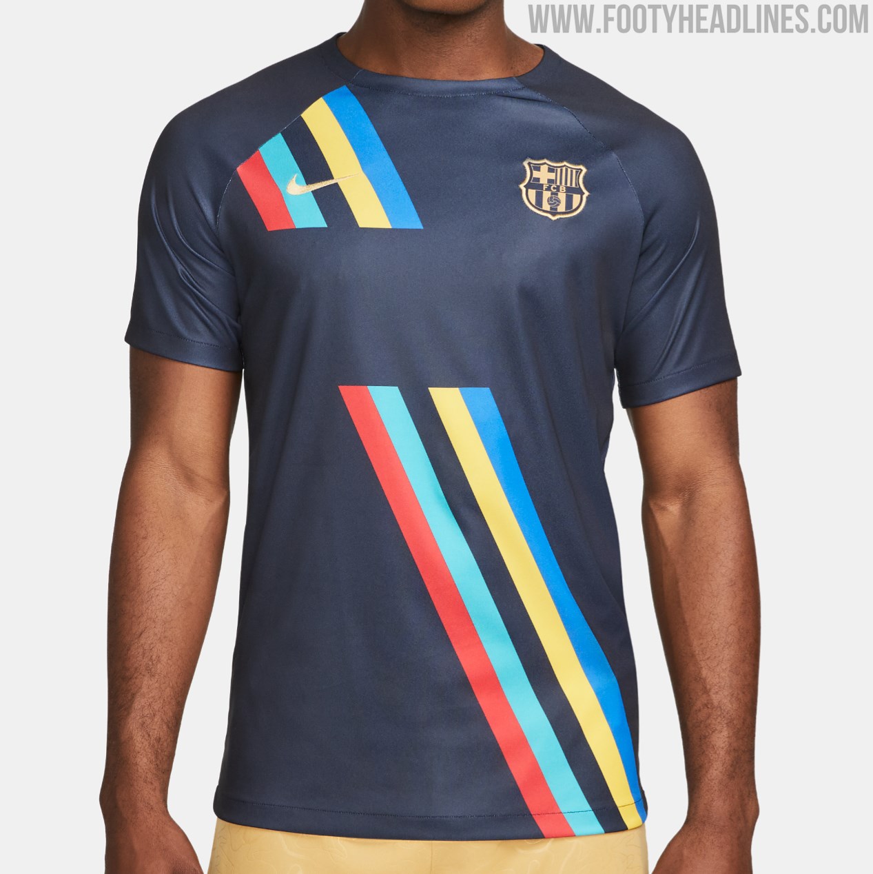 FC Barcelona 22-23 Training & Pre-Match Shirts Launched - All Feature ...